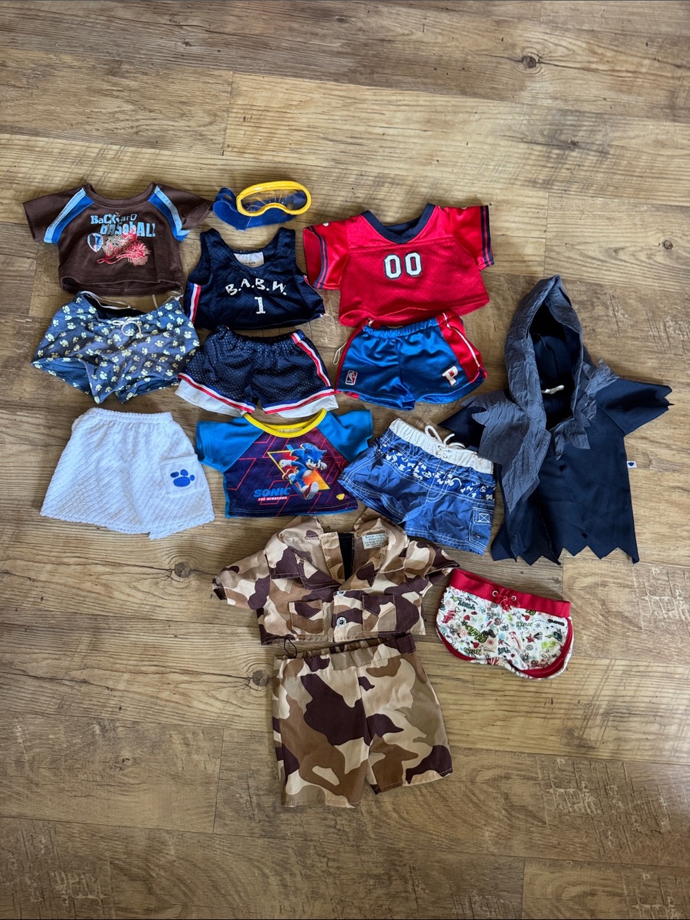 Lot of Build A Bear Boy Clothes and Accessories